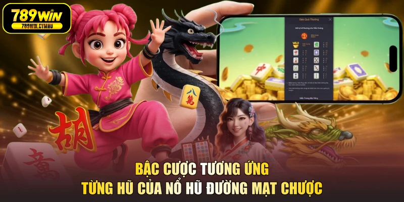 Bậc cược tương ứng từng hũ của nổ hũ đường mạt chược