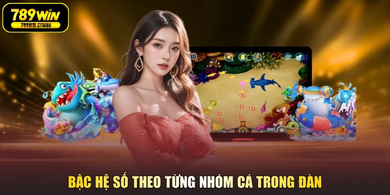 Bậc hệ số theo từng nhóm cá trong đàn