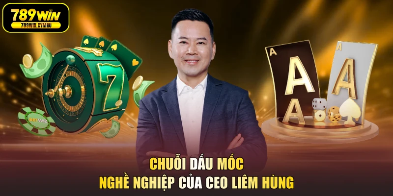 Chuỗi dấu mốc nghề nghiệp của CEO Liêm Hùng